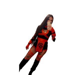 Leg Avenue Sexy Ninja Halloween Costume Cosplay Street Fighter Mortal Combat